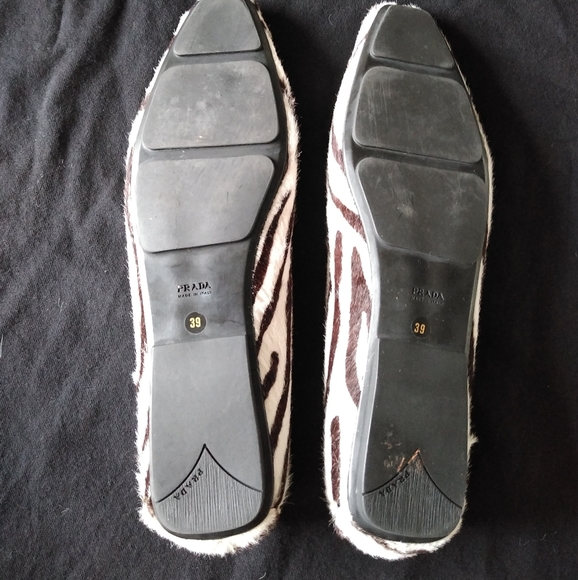 Vintage prada shoes ( size 8.5 US)  39 europe zebra print - Picture 11 of 16